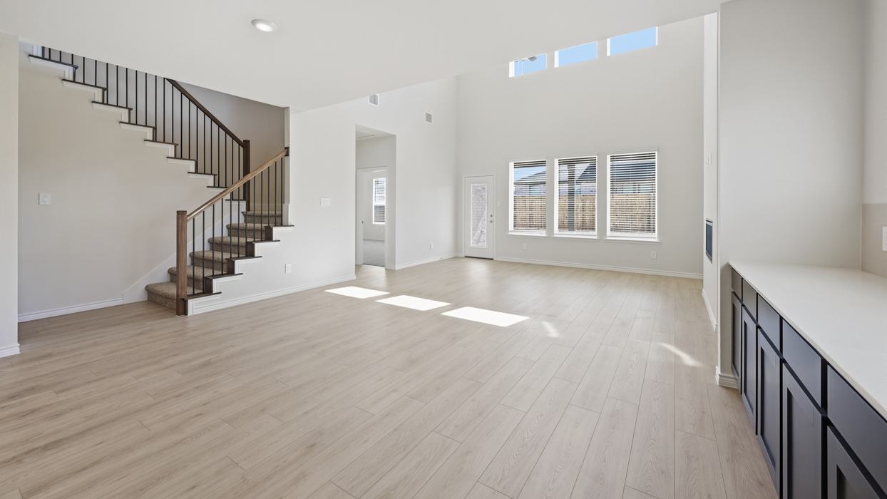 Oakridge Floorplan Elevation Y Living Gallery Image - Morning Ridge in Princeton, TX