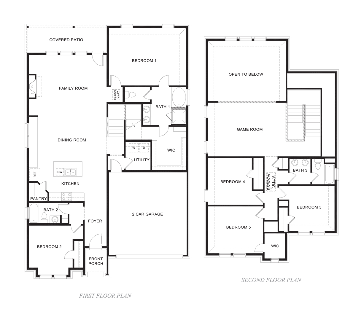 2733 Oakridge Floorplan Rendering
