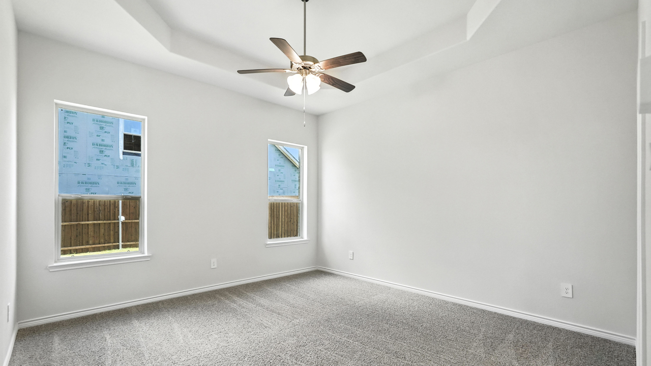 Ivery Floorplan Elevation F Bedroom Gallery Image - Morning Ridge in Princeton, TX