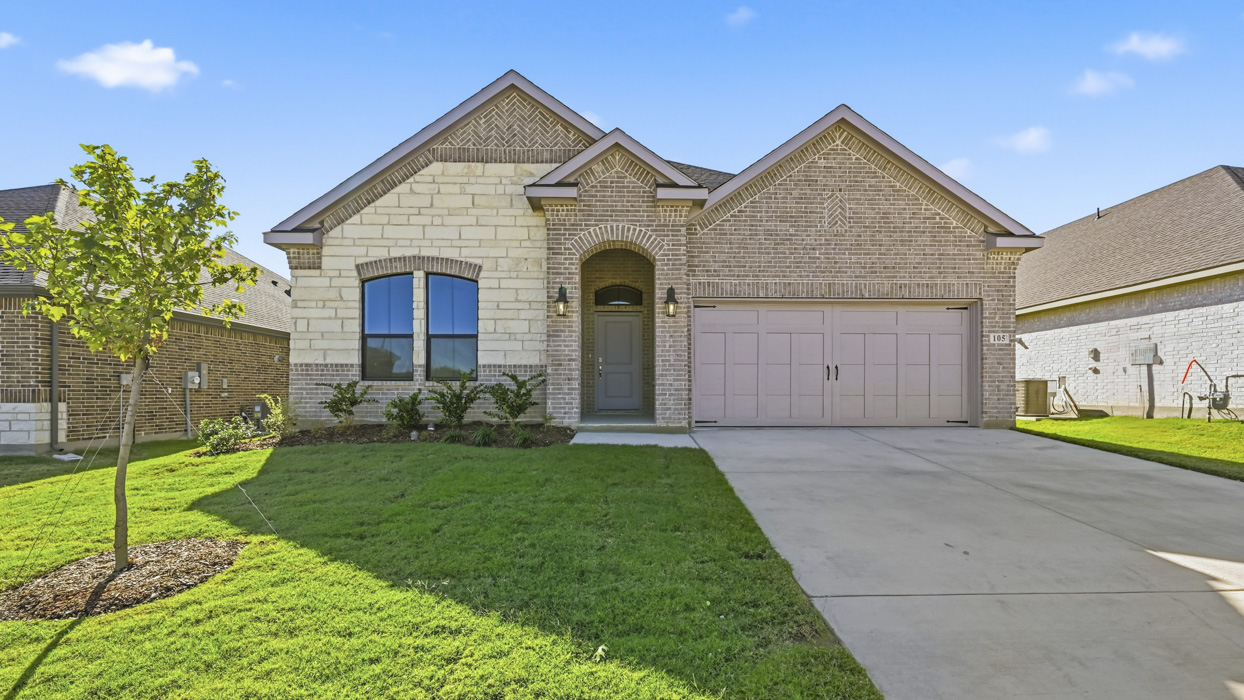 Ivery Floorplan Elevation E Exterior Gallery Image - Morning Ridge in Princeton, TX