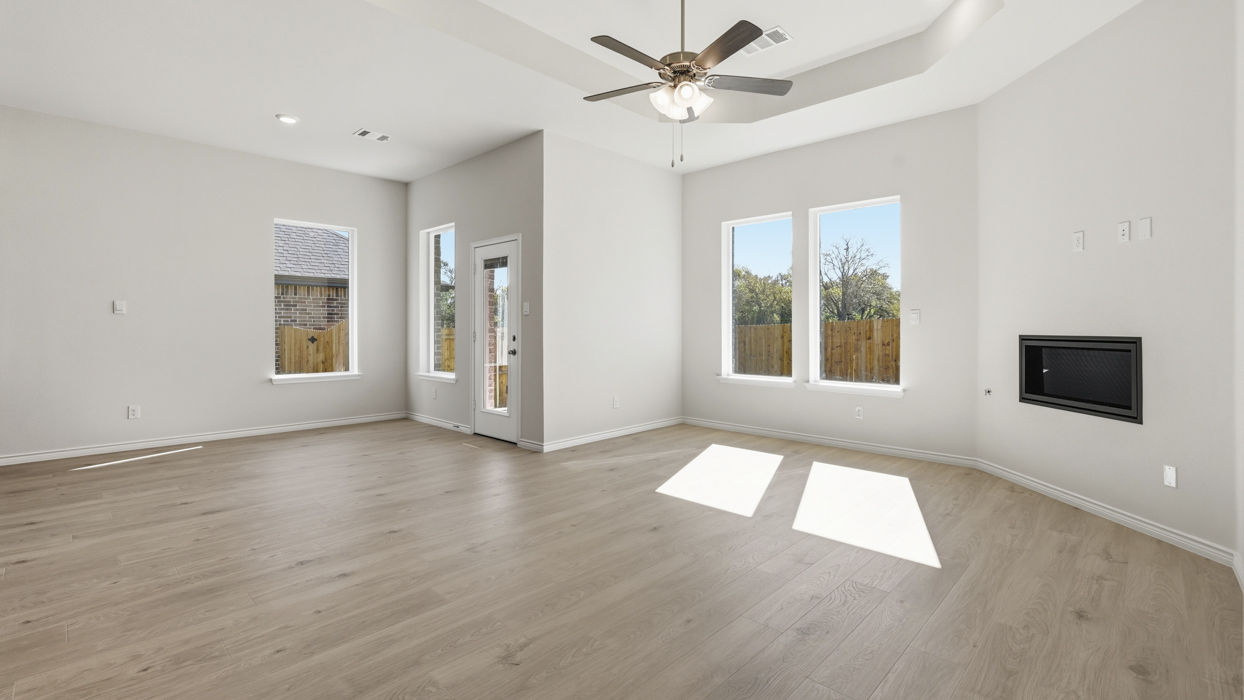 Ivery Floorplan Elevation E Living Gallery Image - Morning Ridge in Princeton, TX