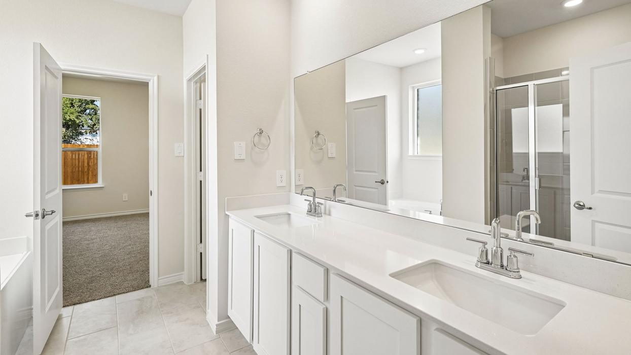 Evergreen Floorplan Bathroom Exterior Gallery Image - Morning Ridge in Princeton, TX