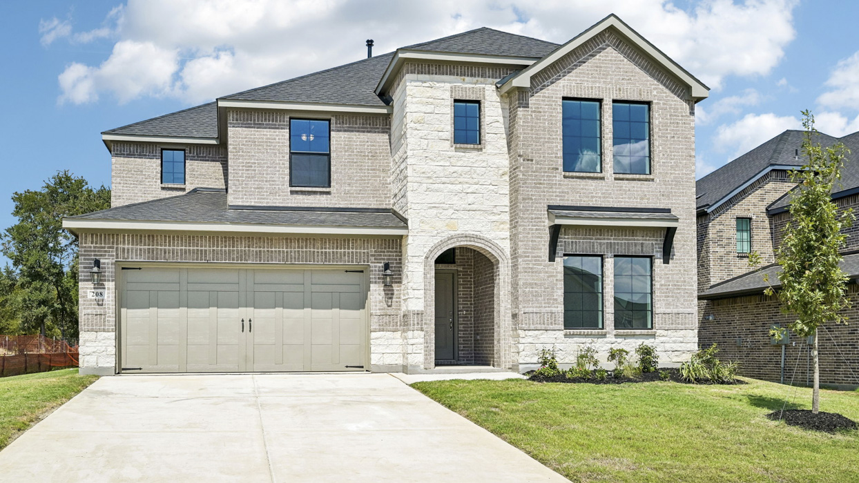 2975 Evergreen Floorplan Elevation F-Morning Ridge in Princeton, TX