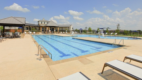Wildcat Ranch pool view in Crandall TX
