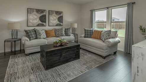 108 Clason Drive - X40M floorplan living area photo of model at Valor Farms in Royse City