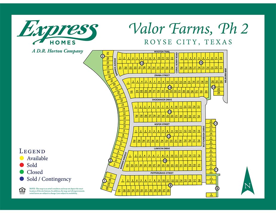 Static Lot Map