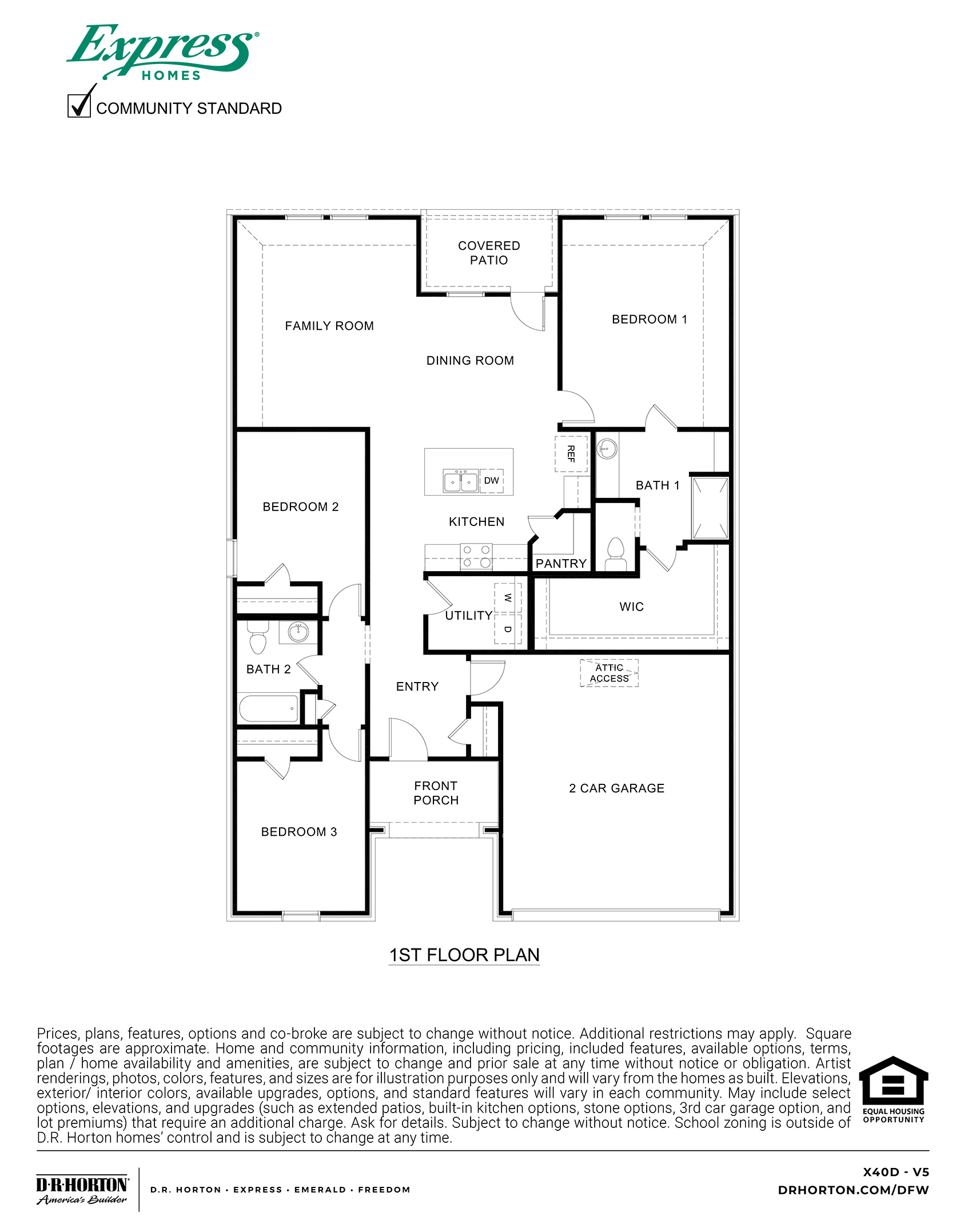 X40D floorplan