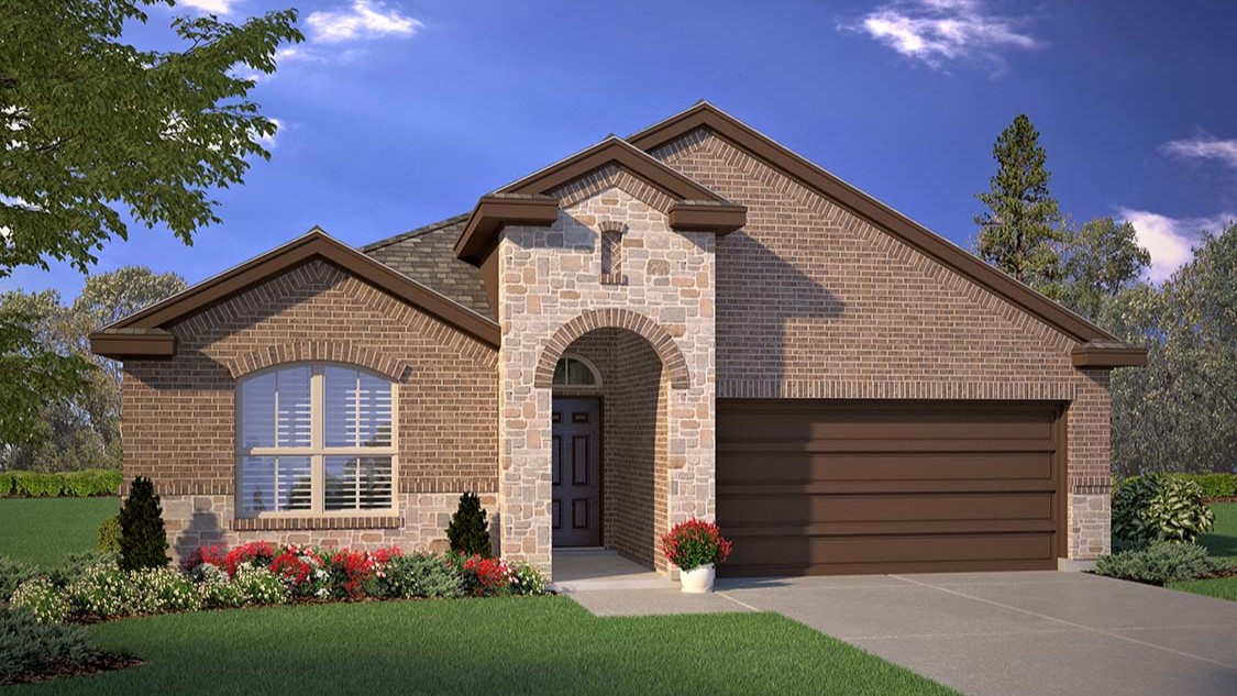 This home — photograph published by the builder