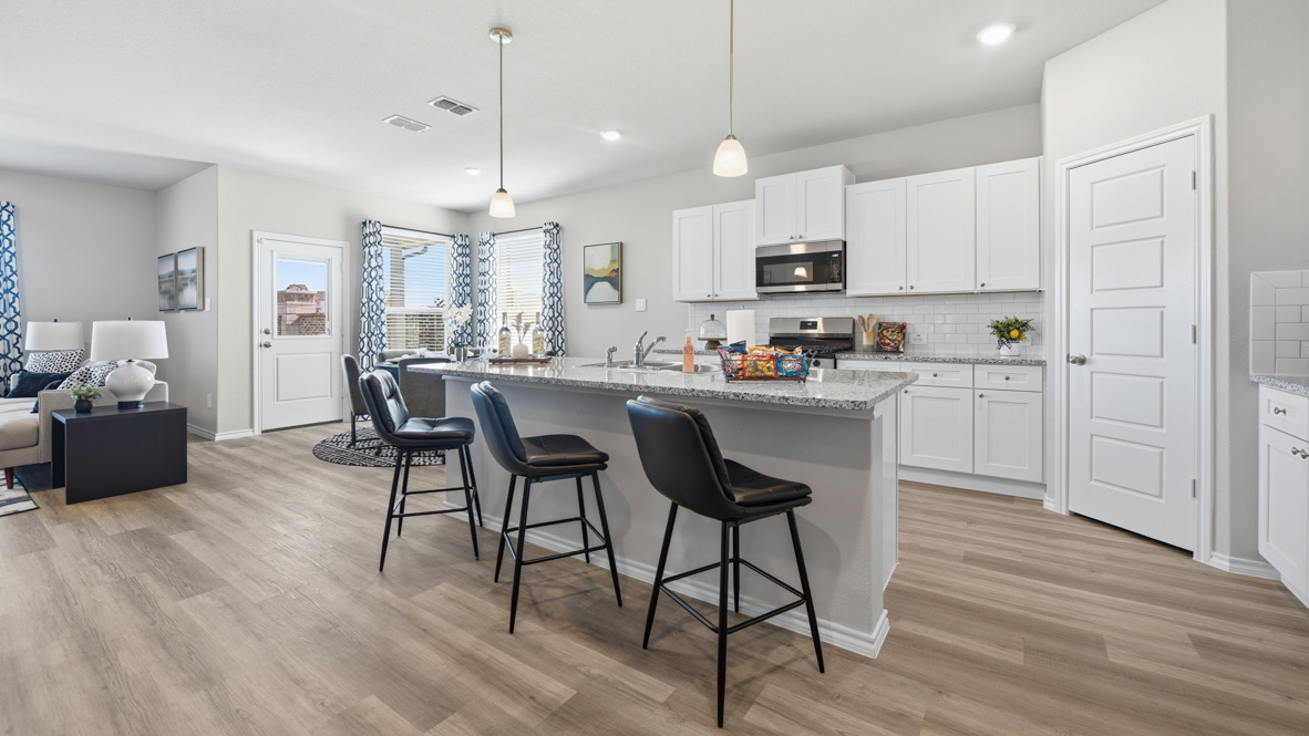 Open-concept kitchen