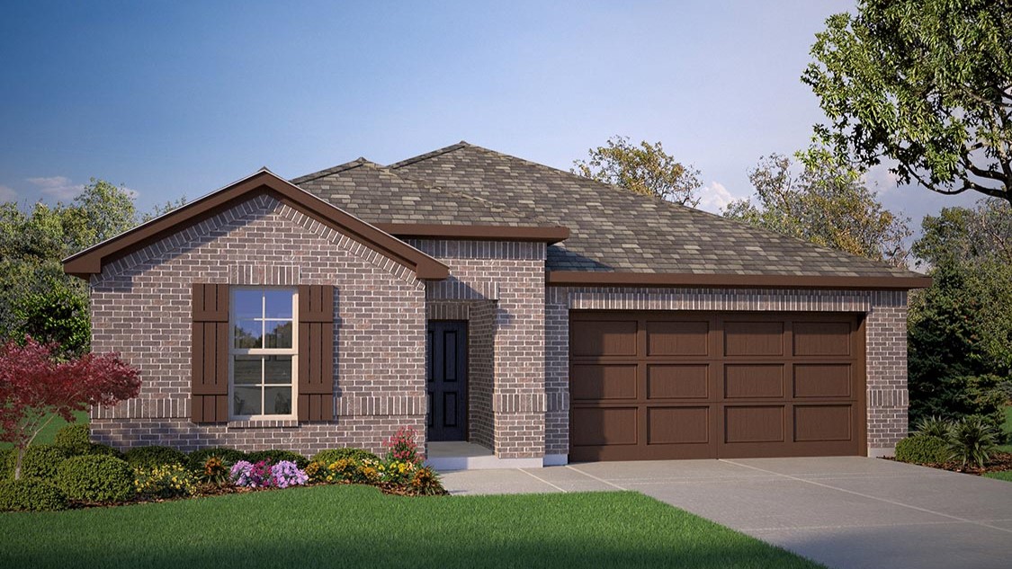 This home — photograph published by the builder