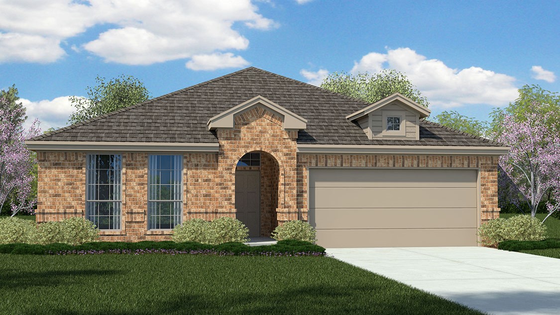 This home — photograph published by the builder