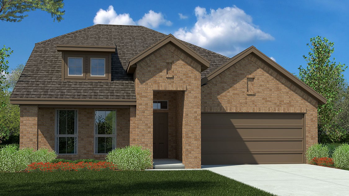This home — photograph published by the builder