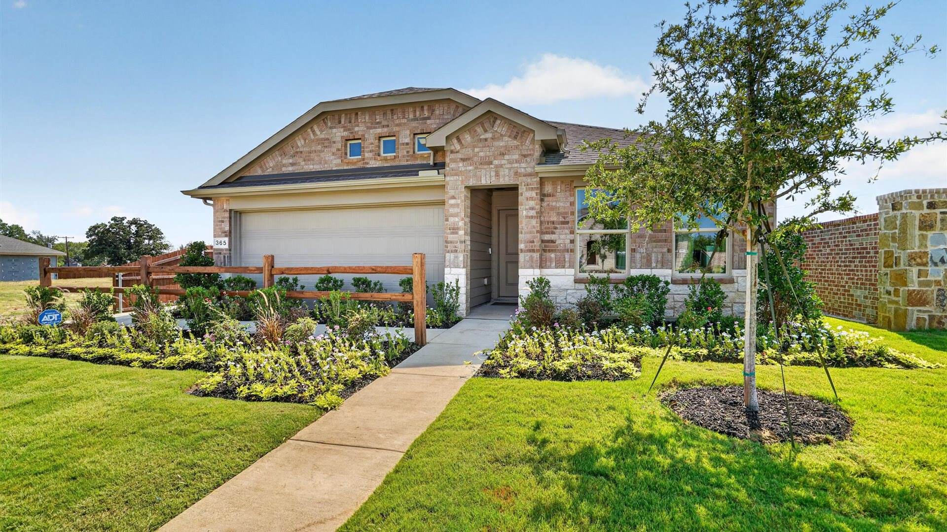 Baylor brick and stone home
