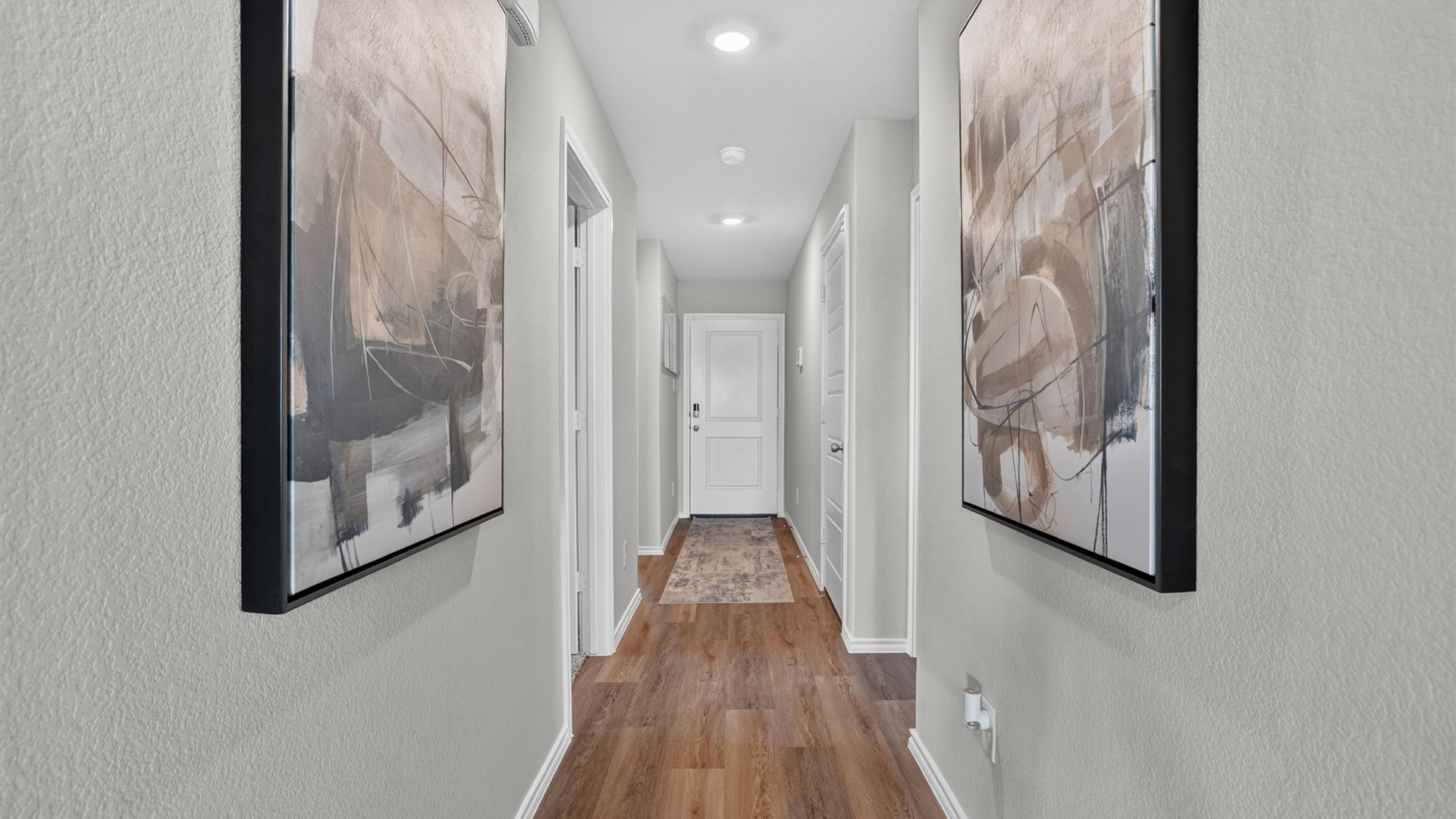 Hallway and front foyer