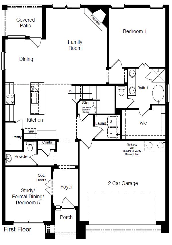 Sun Valley 1st Floorplan