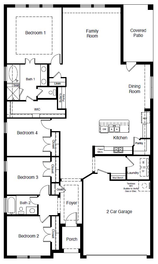 Floor Plan in Keller Crossing FORT WORTH, TX D.R. Horton