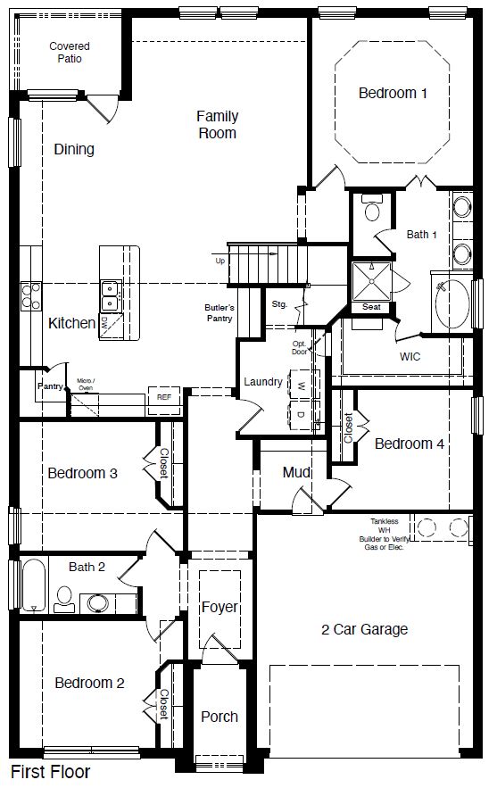 Floor Plan in Keller Crossing FORT WORTH, TX D.R. Horton