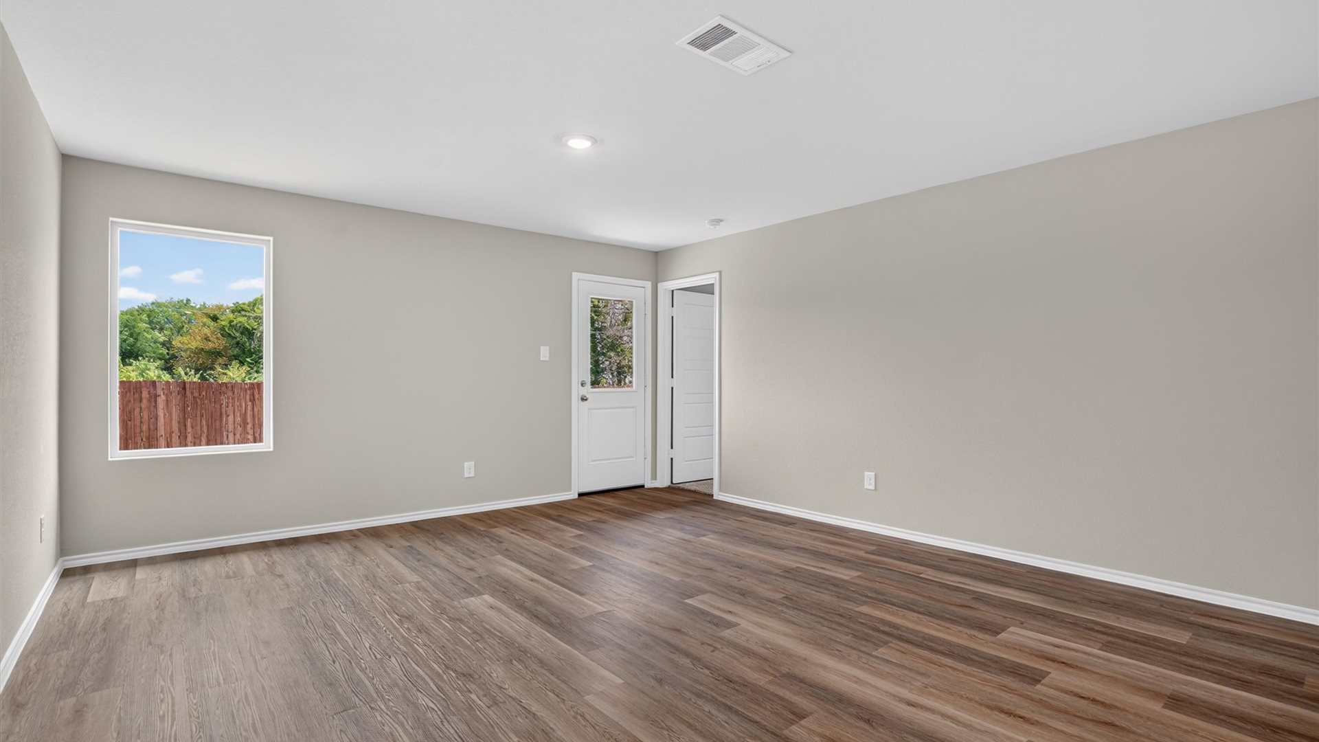 Spacious living area
