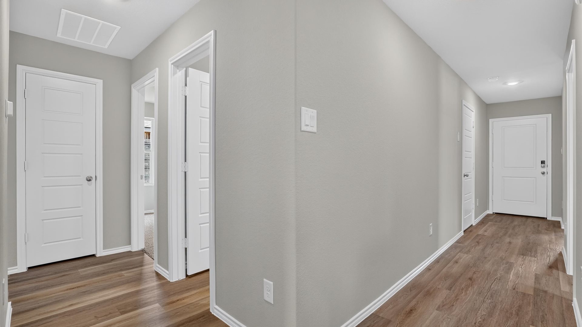 Foyer and hallway
