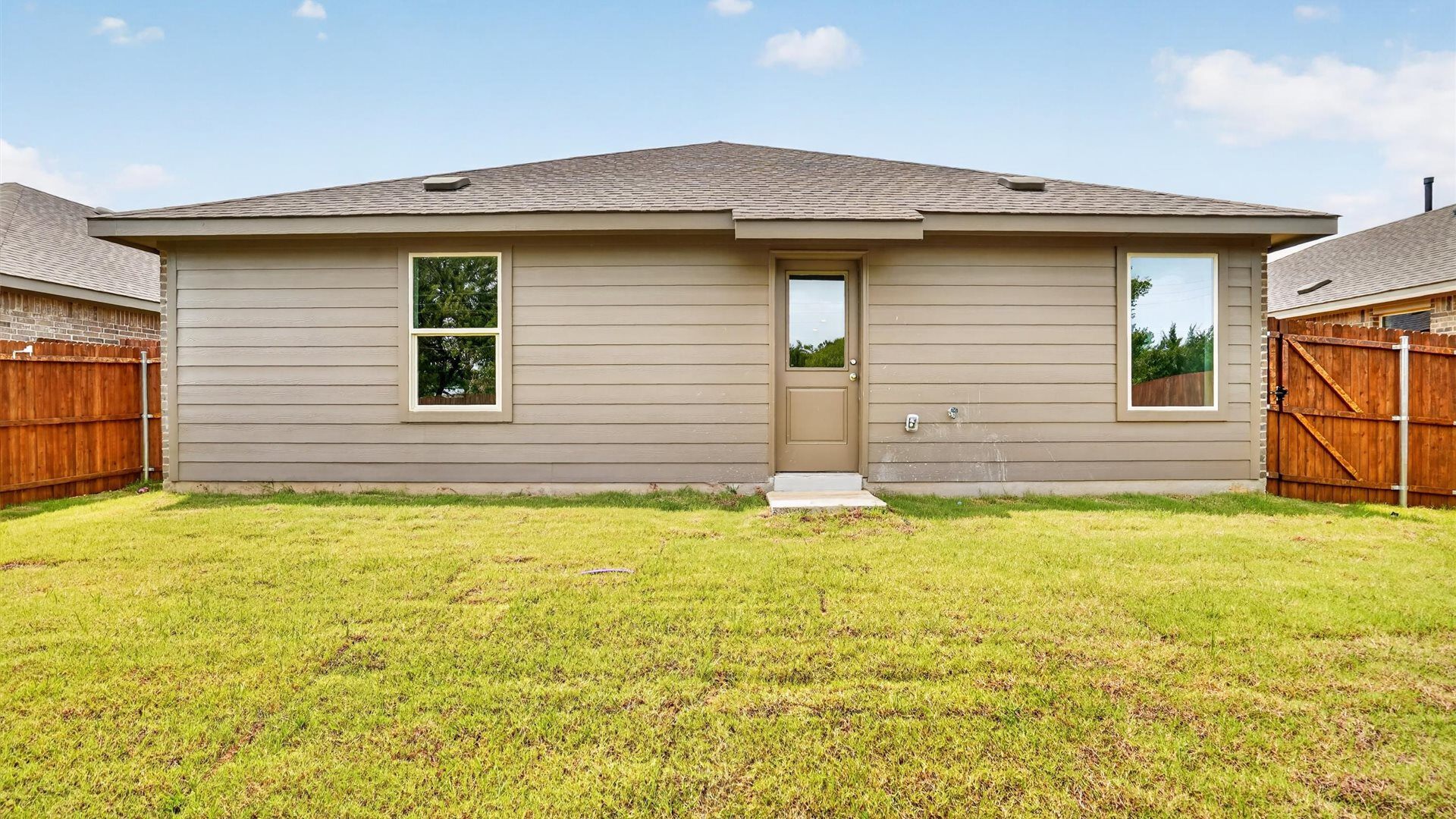 Rear of Carson floorplan