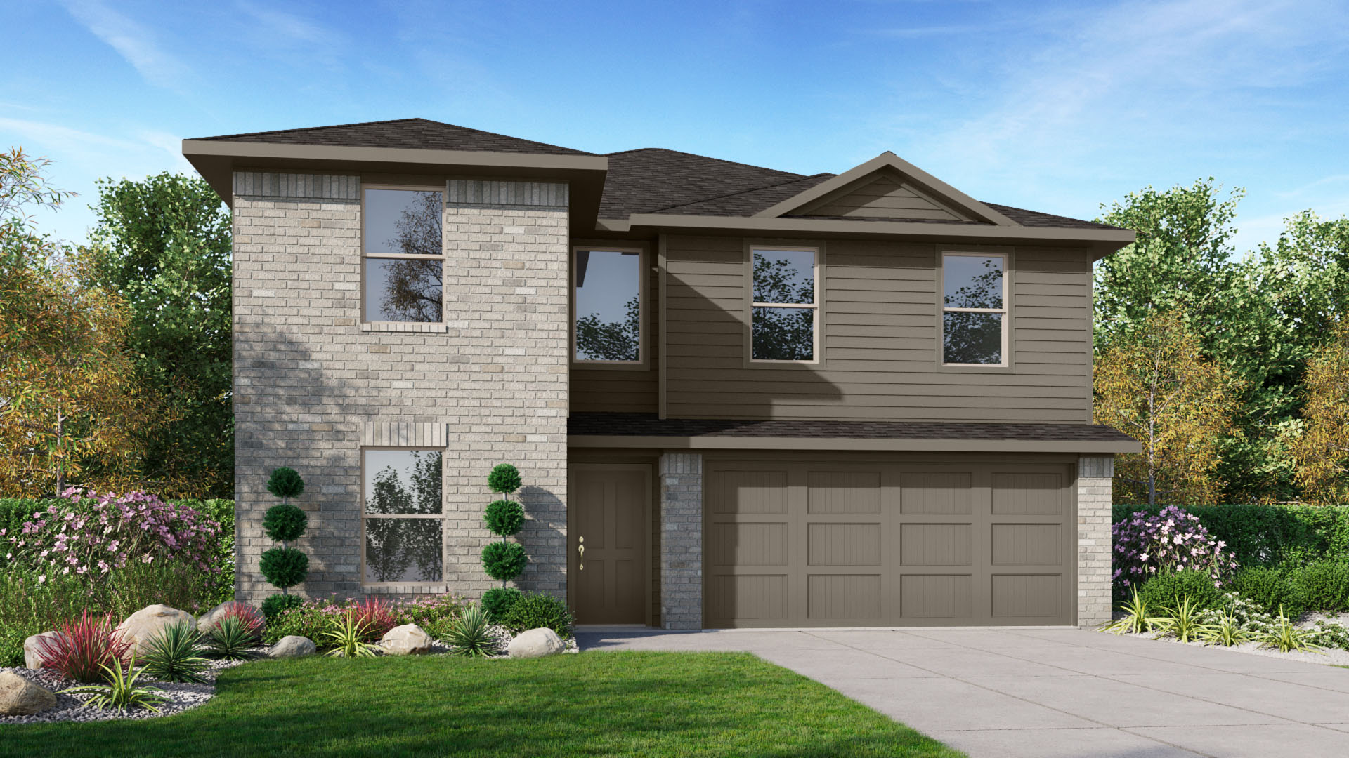417 Babbling Brook Drive exterior