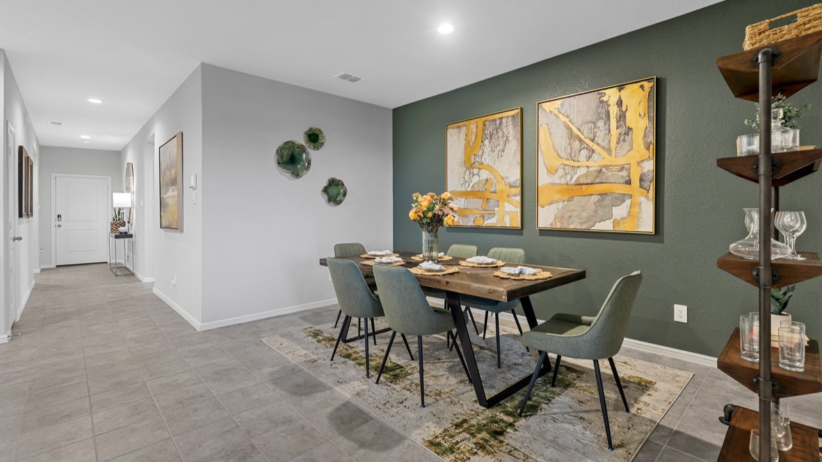 Open dining area