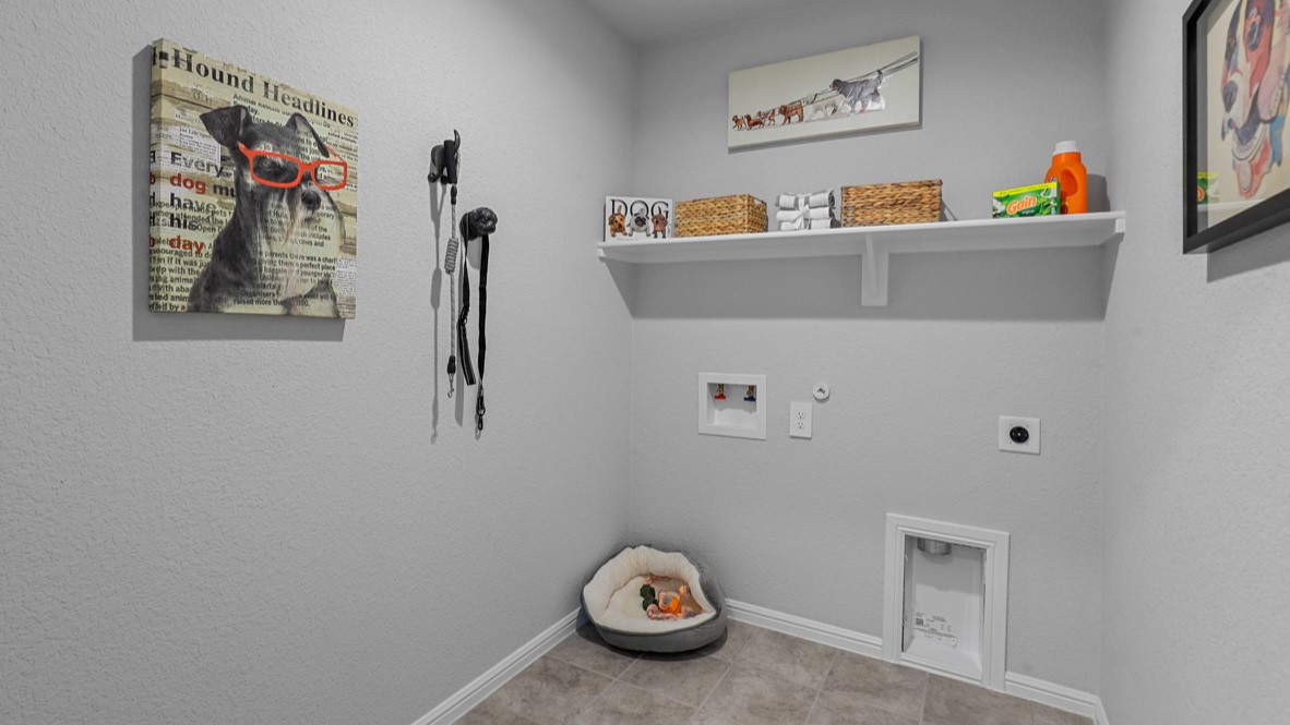 Laundry and utility closet