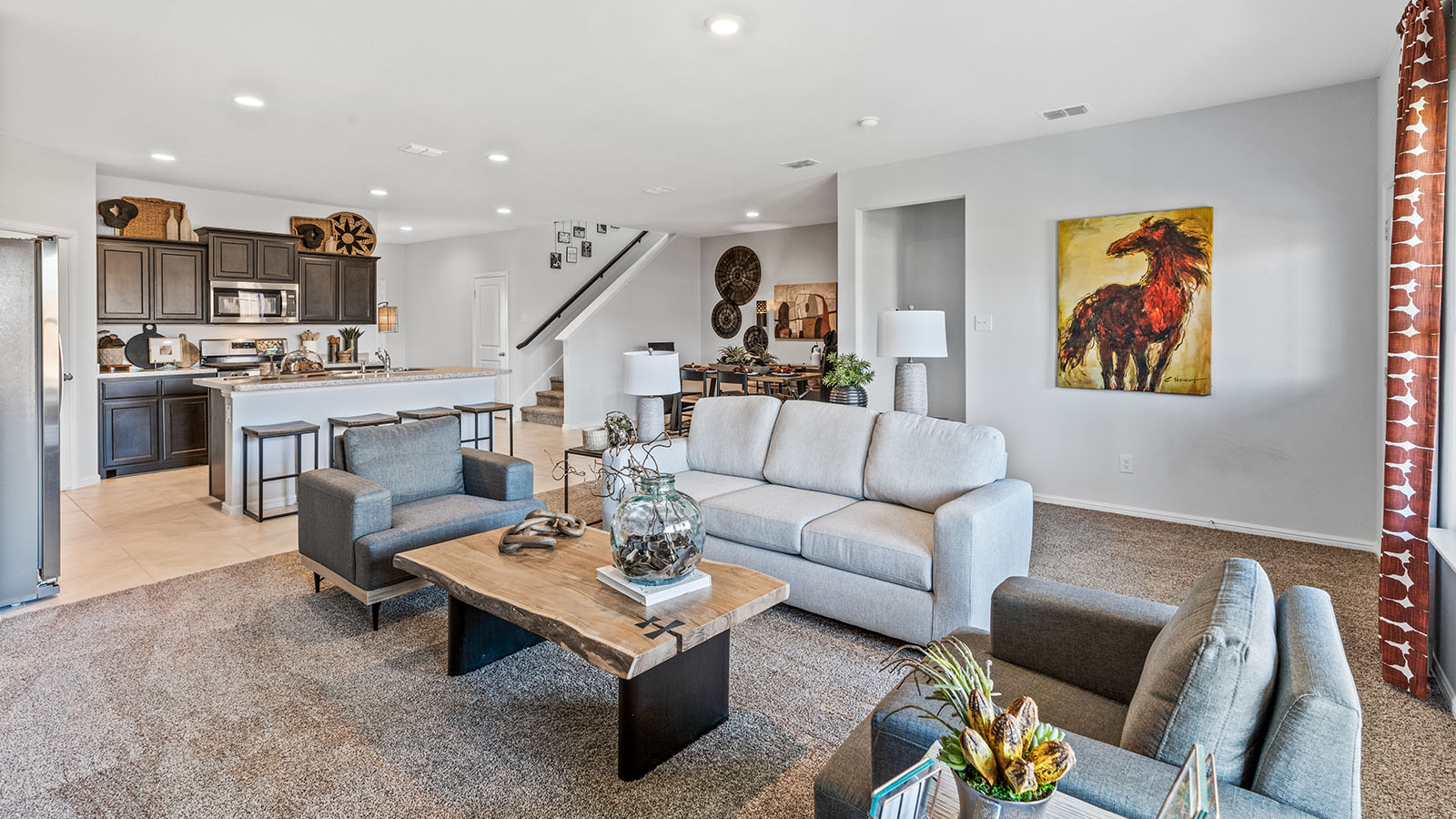 Living room space