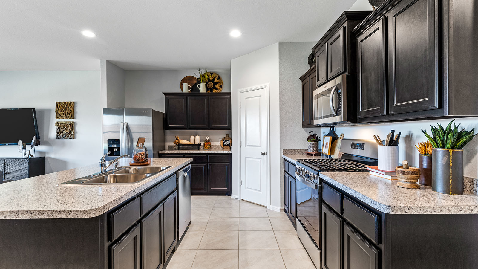 Kitchen and stainless steel appliances