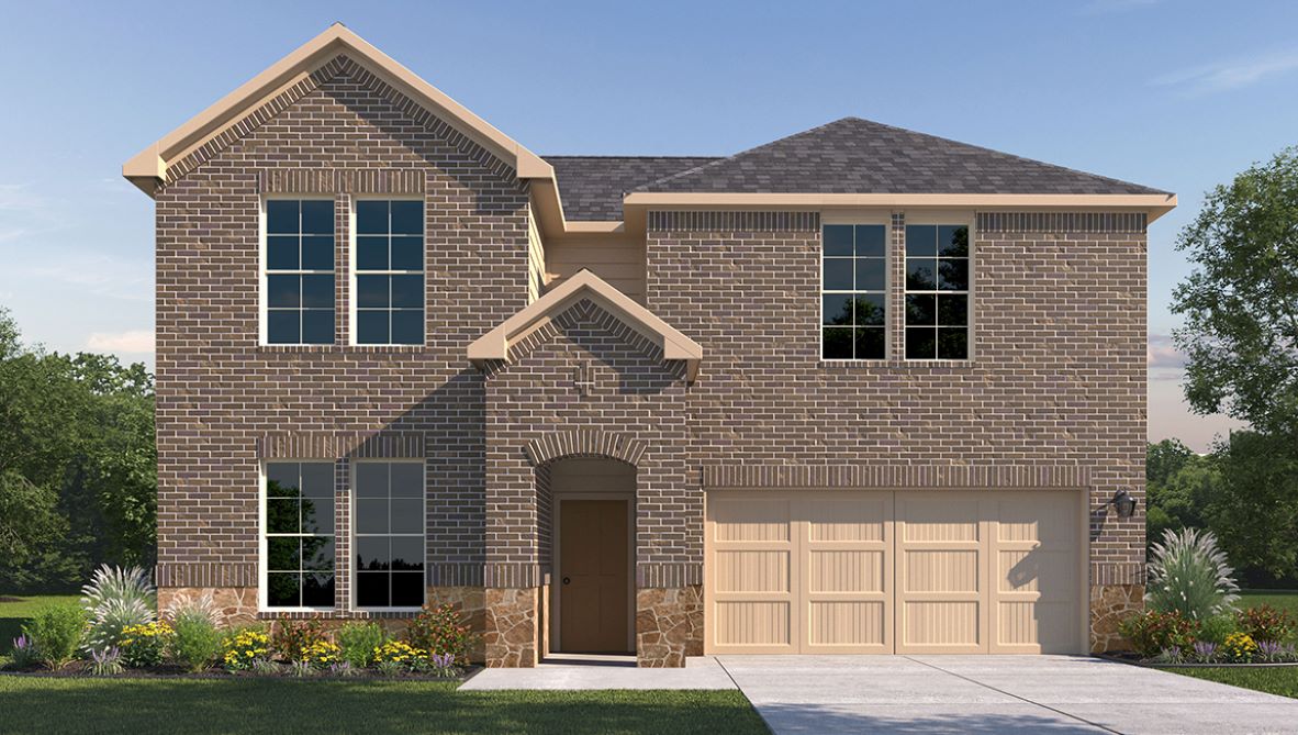 Floor Plan in Eagle Creek Denton TX D R Horton