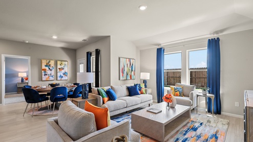 Denton interior living