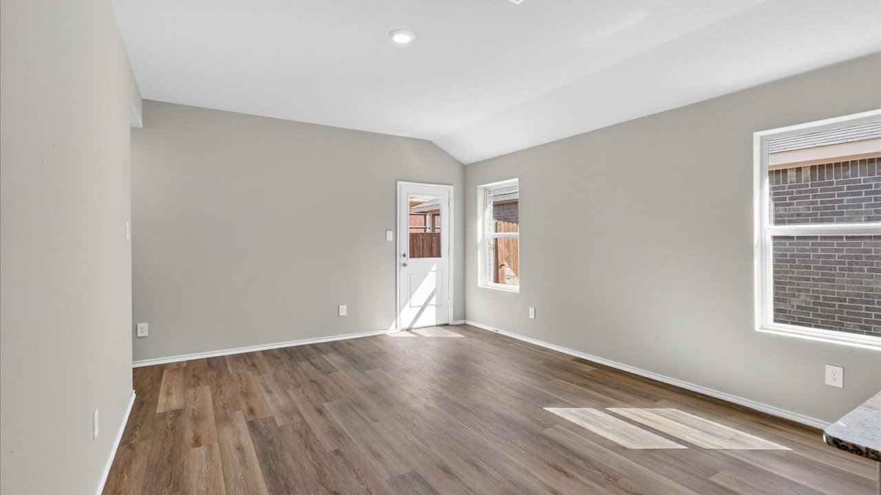 Living and family room space