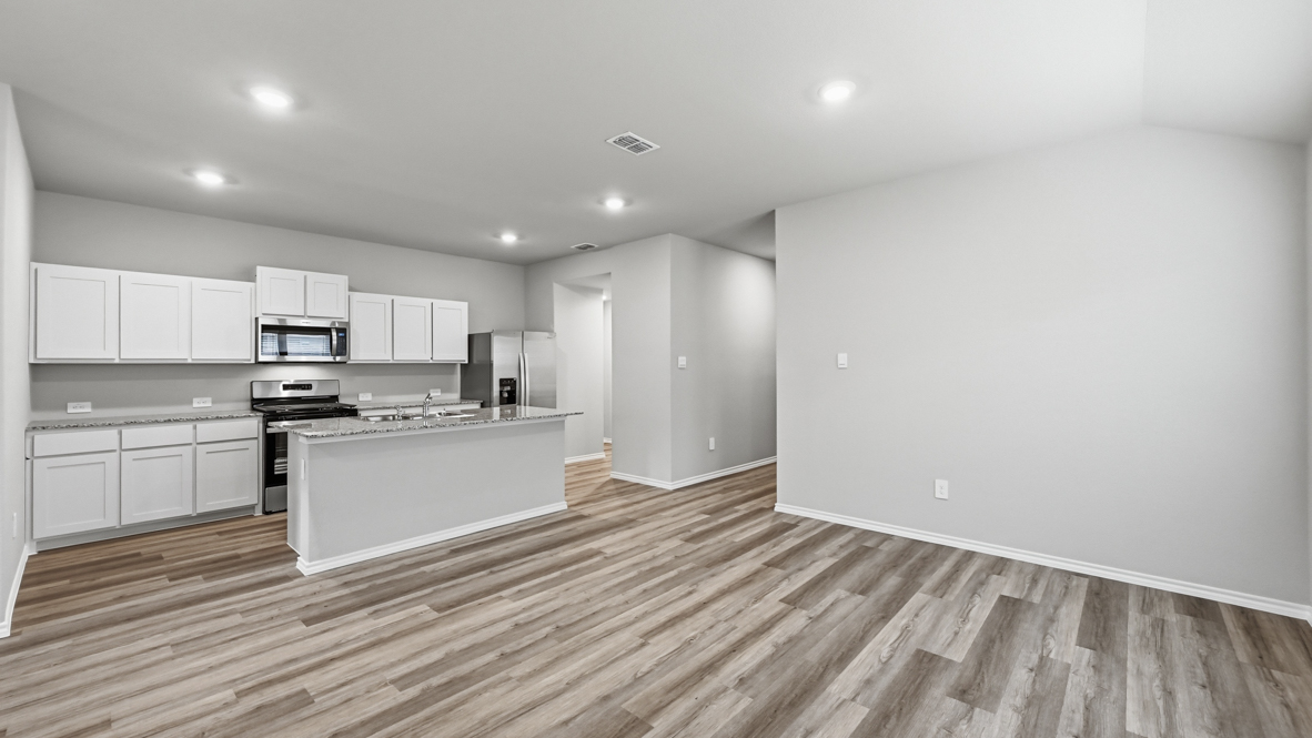 Open Kitchen and Living