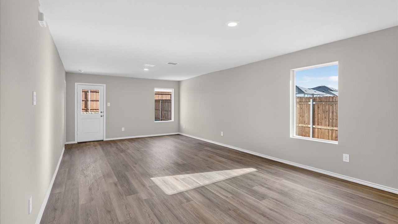 Living and family room