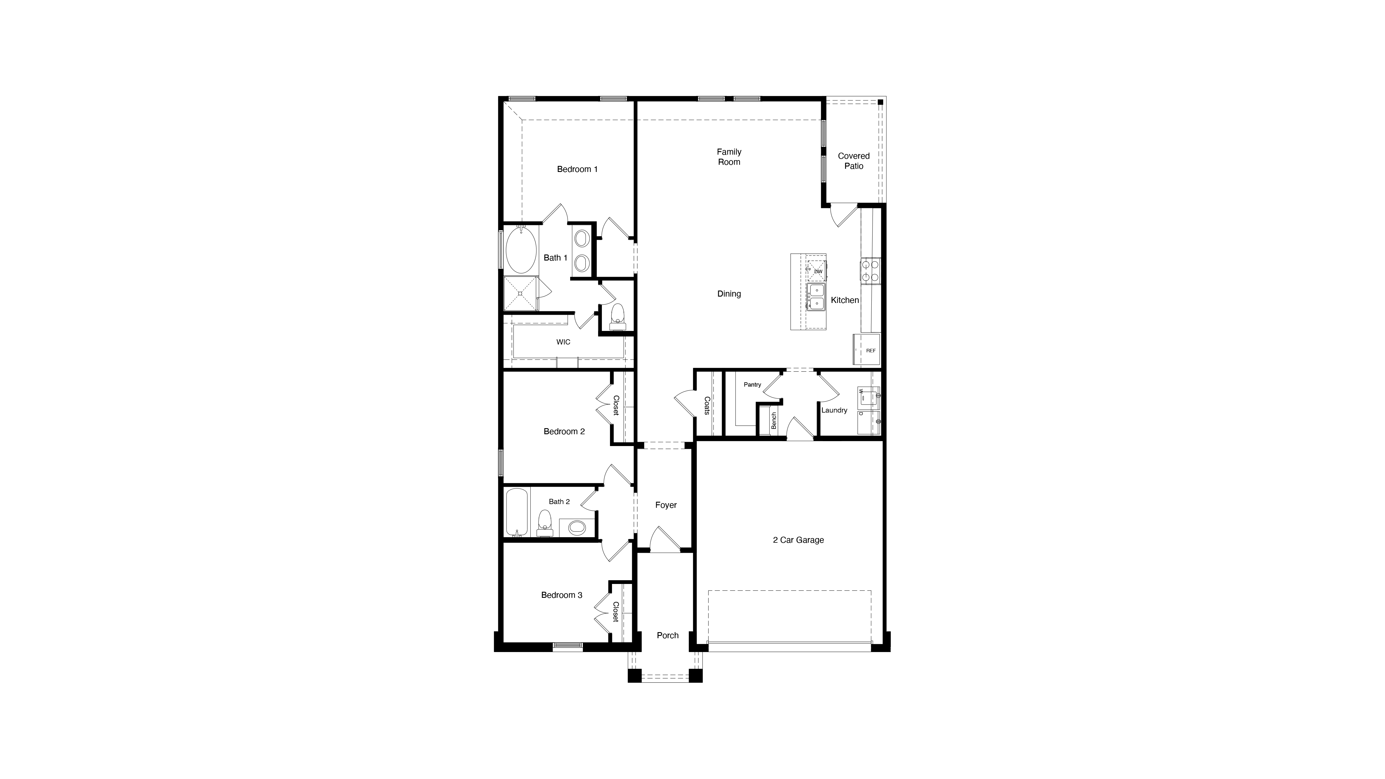 Acadia floor plan and layout