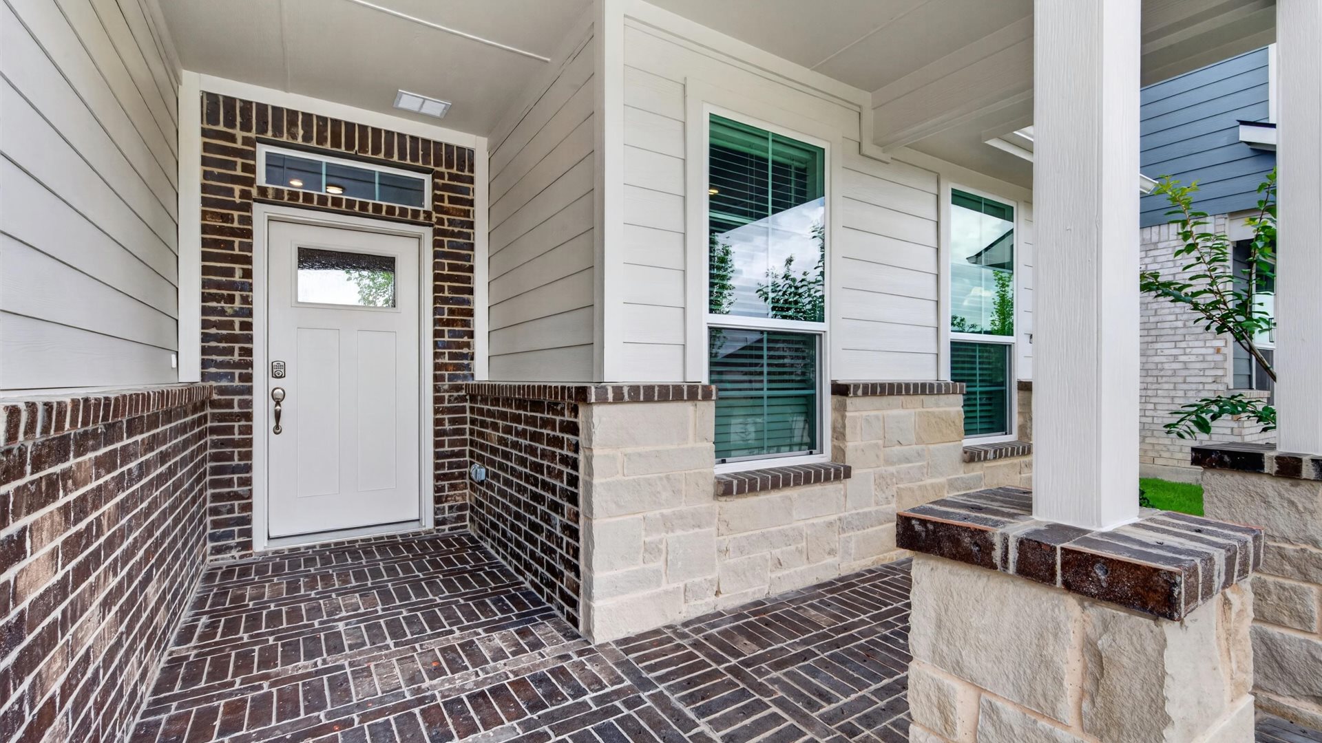 Welcoming front porch