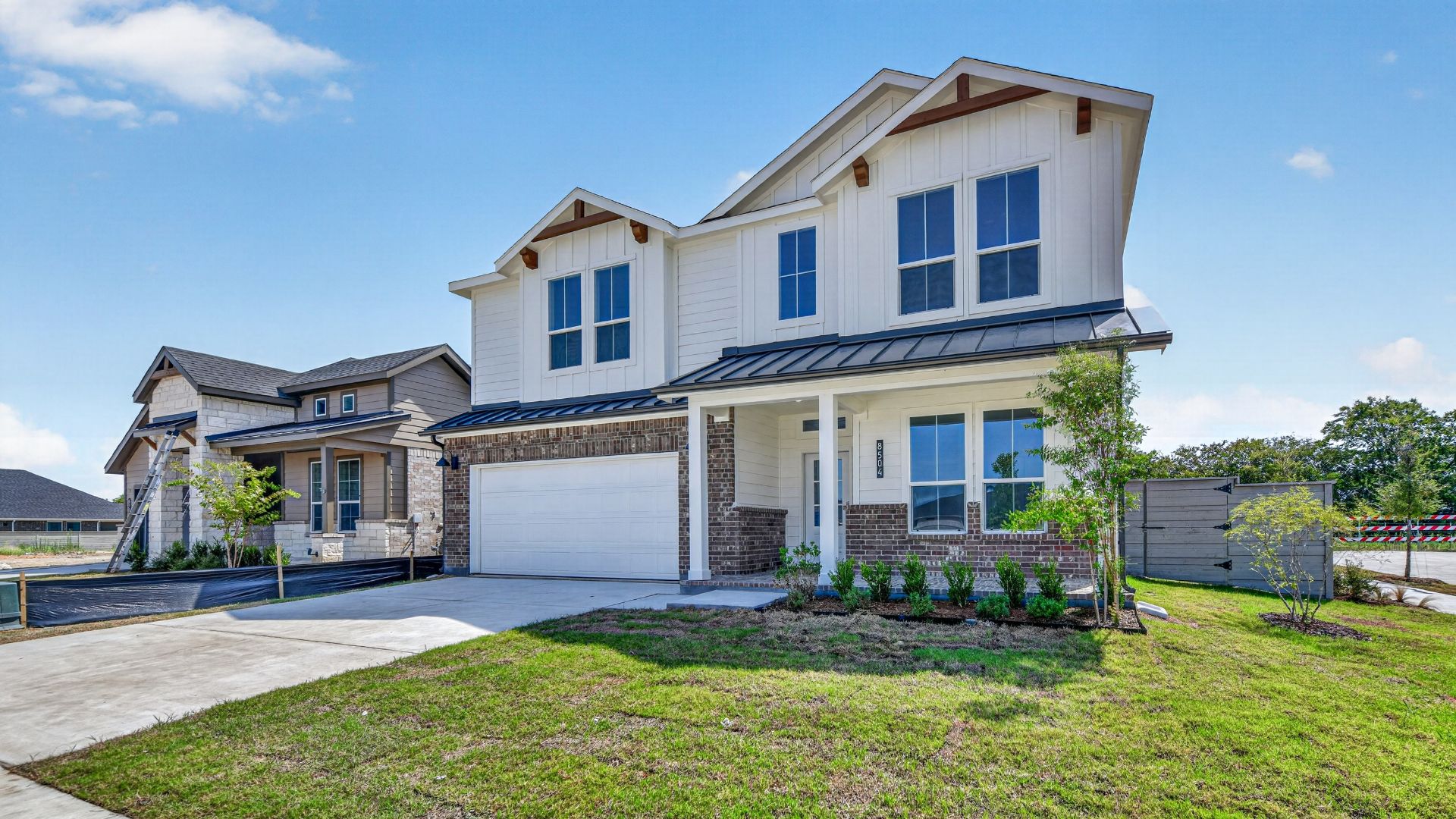 Tallow brick and stone home