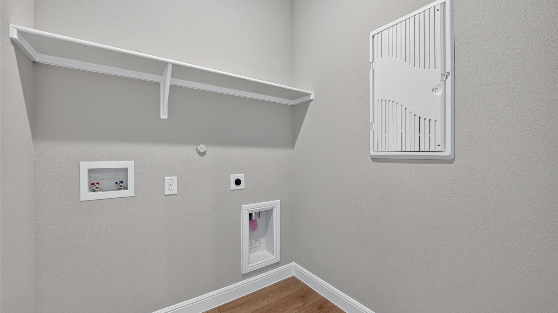 Laundry and utility closet