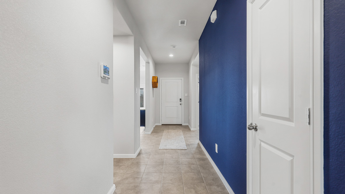 Front entry and foyer