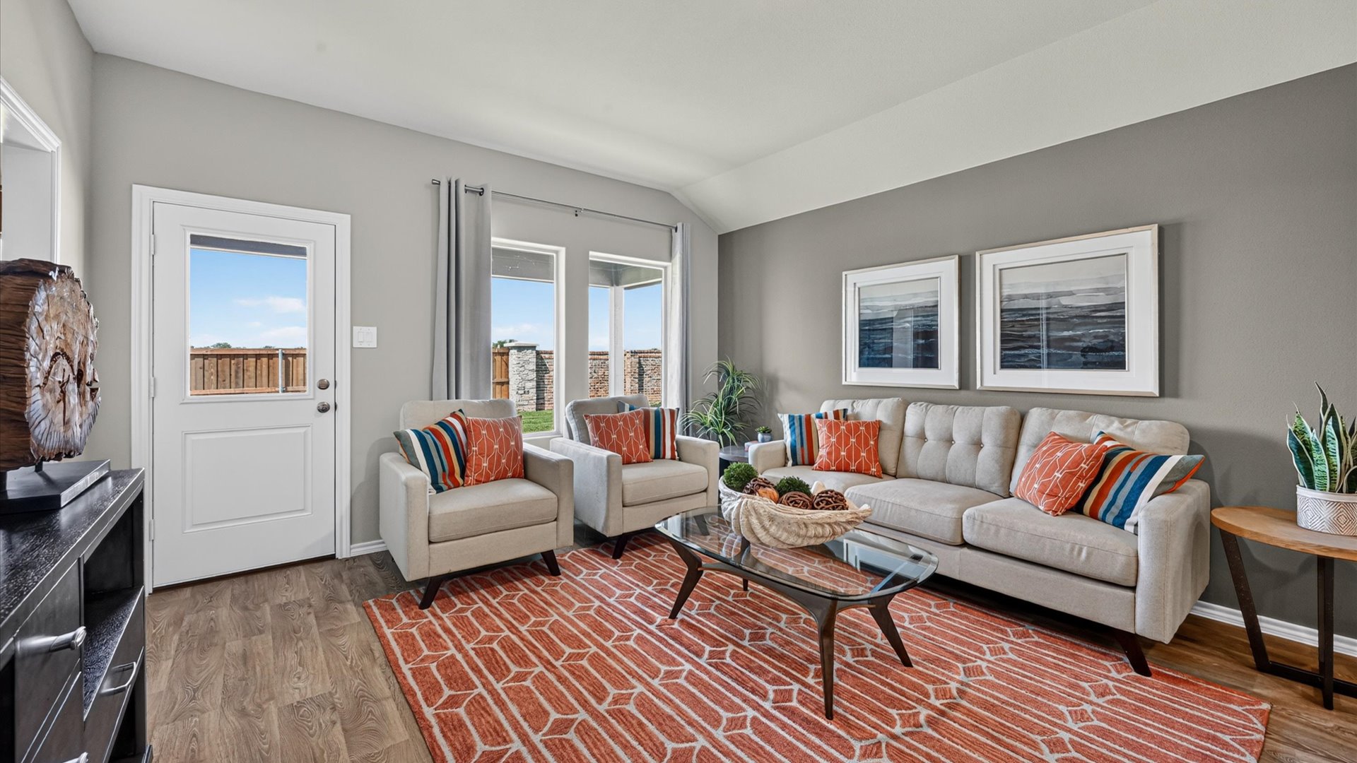 Living and family room