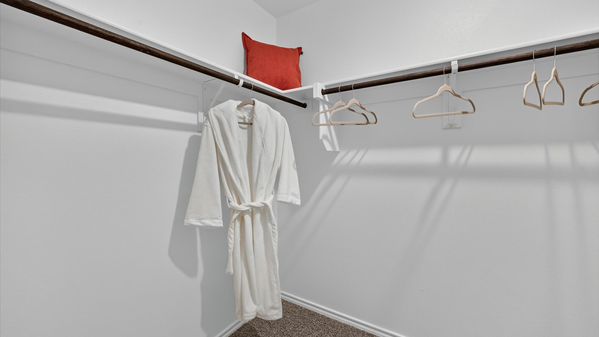 Primary walk-in closet