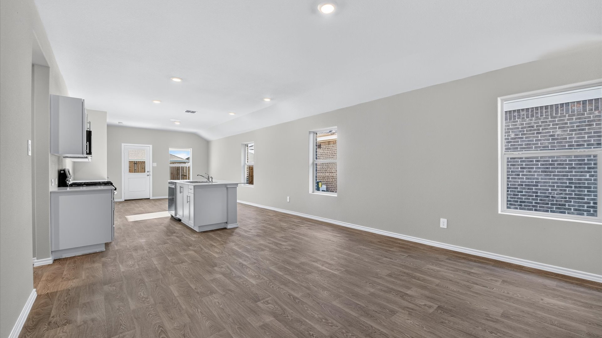 Open concept living area