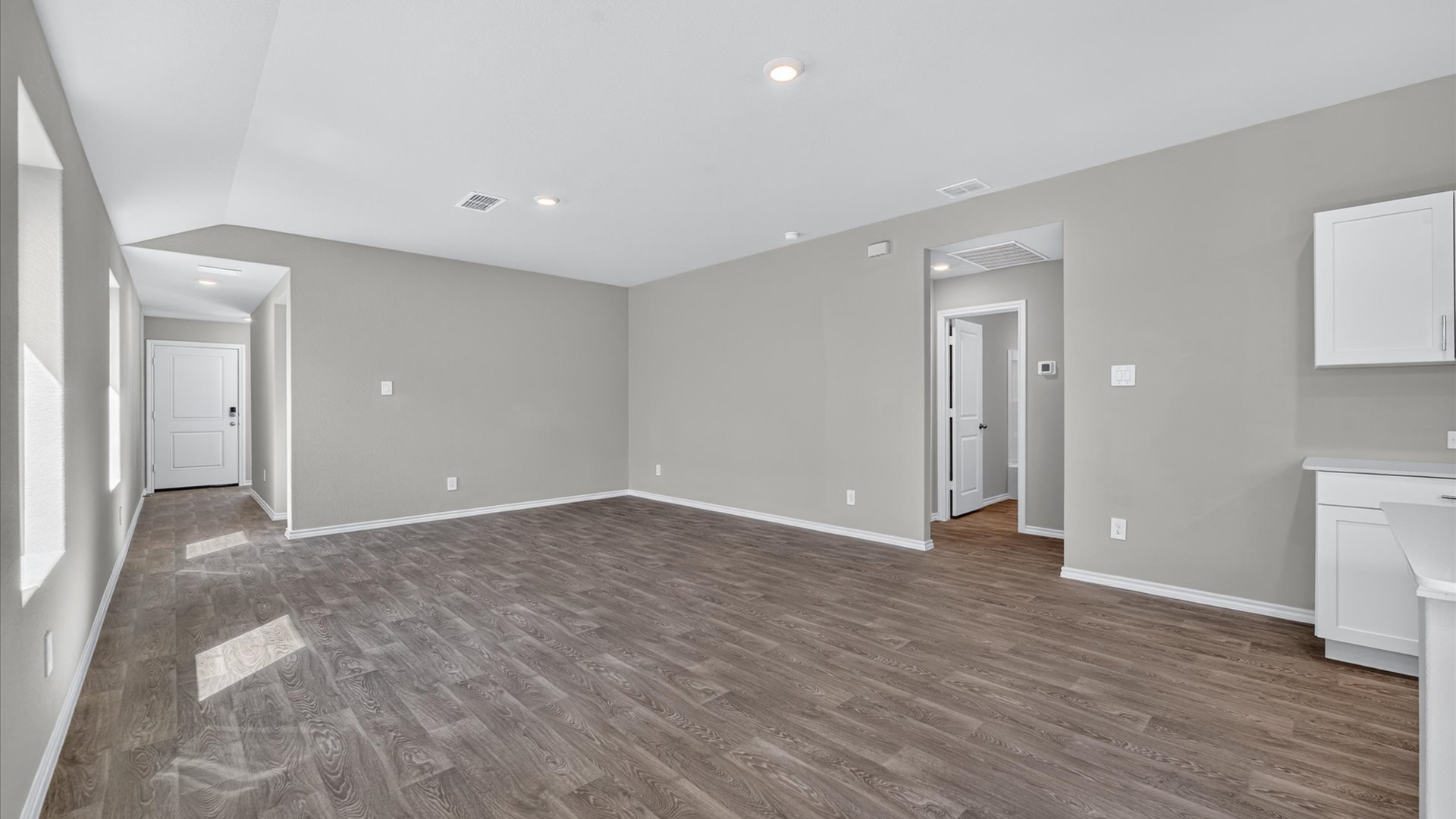 Open dining area