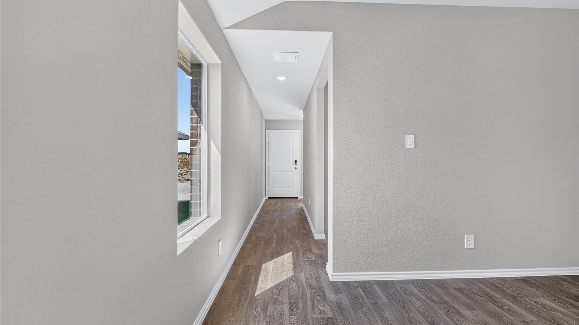 Front entry and foyer
