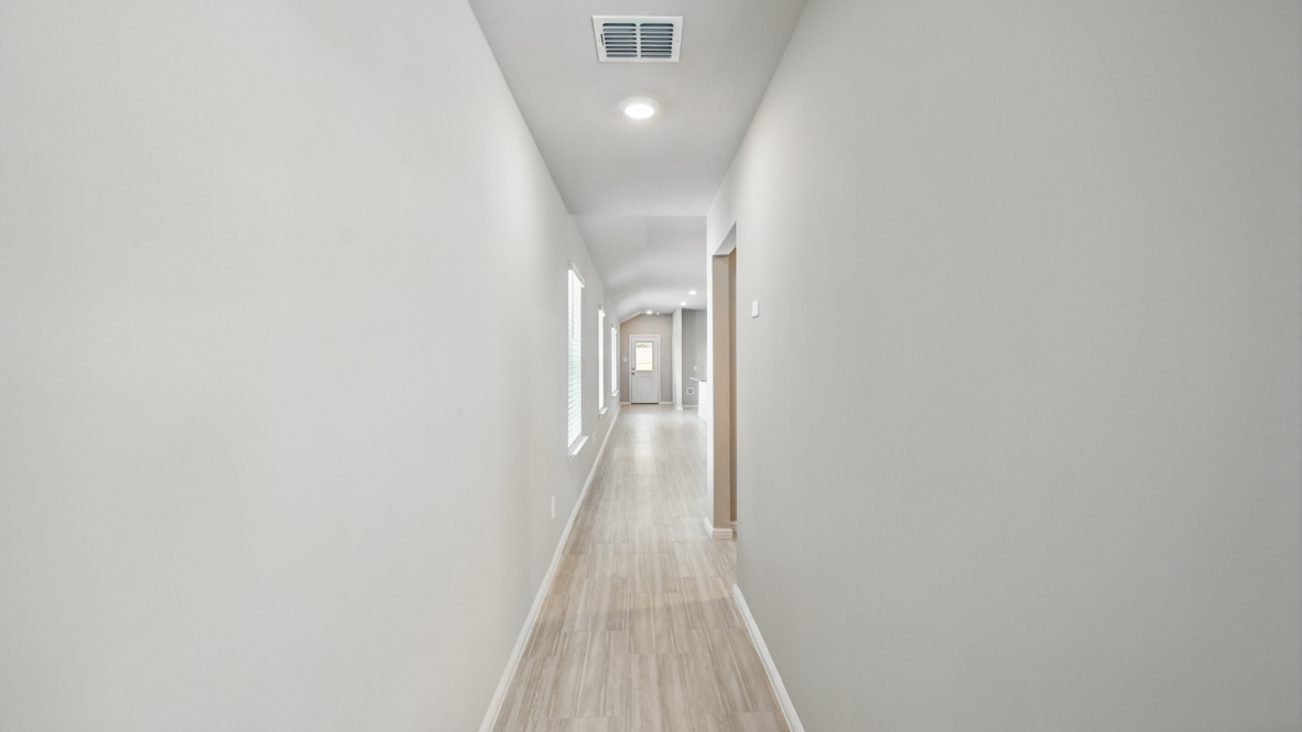 Hallway to bedrooms