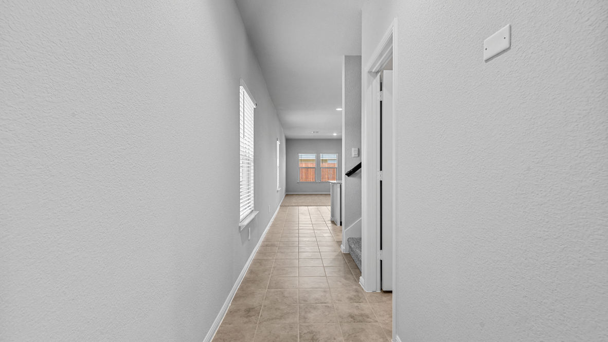 Front entry leading common area