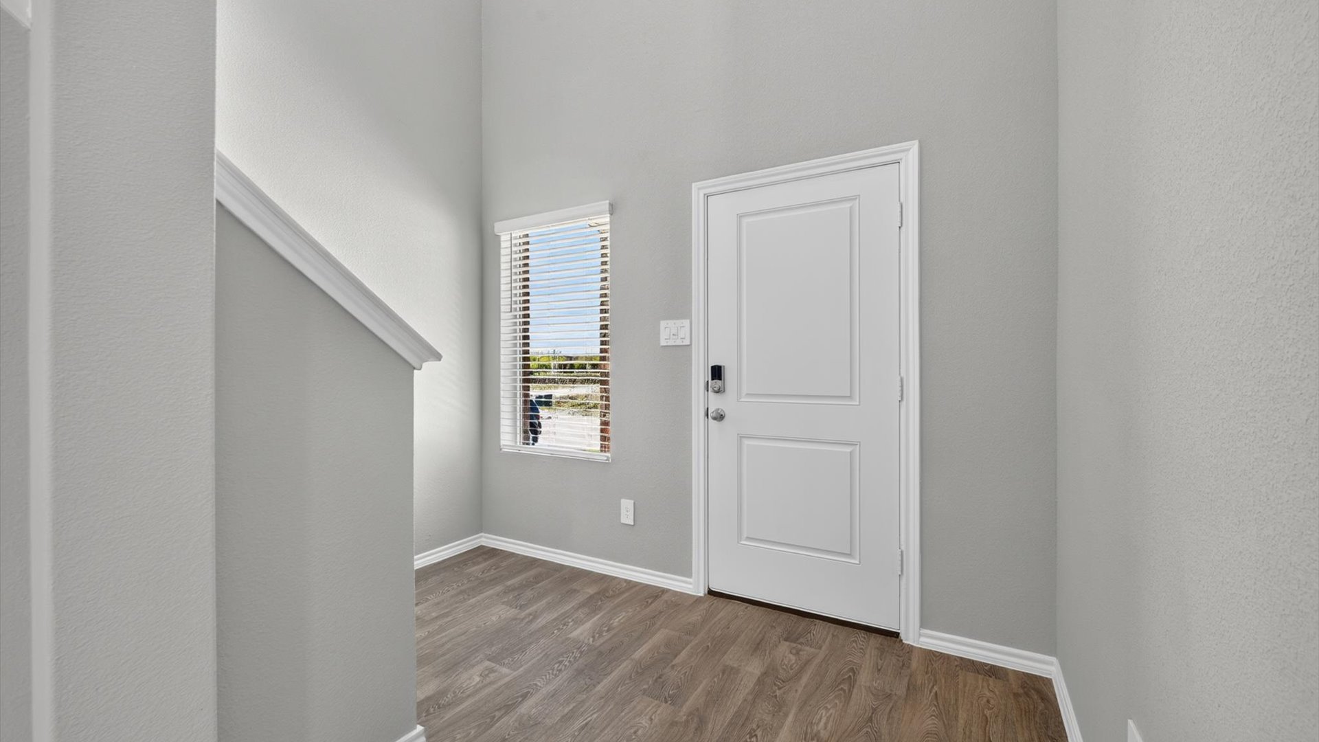 Front door and foyer