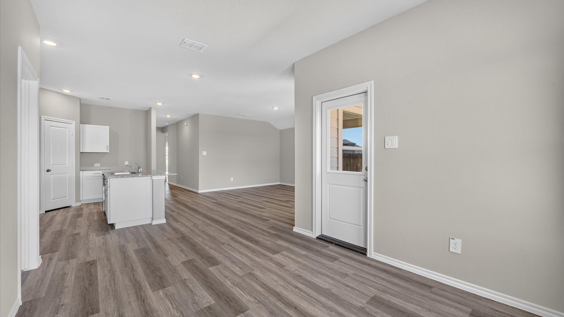 Dining and kitchen