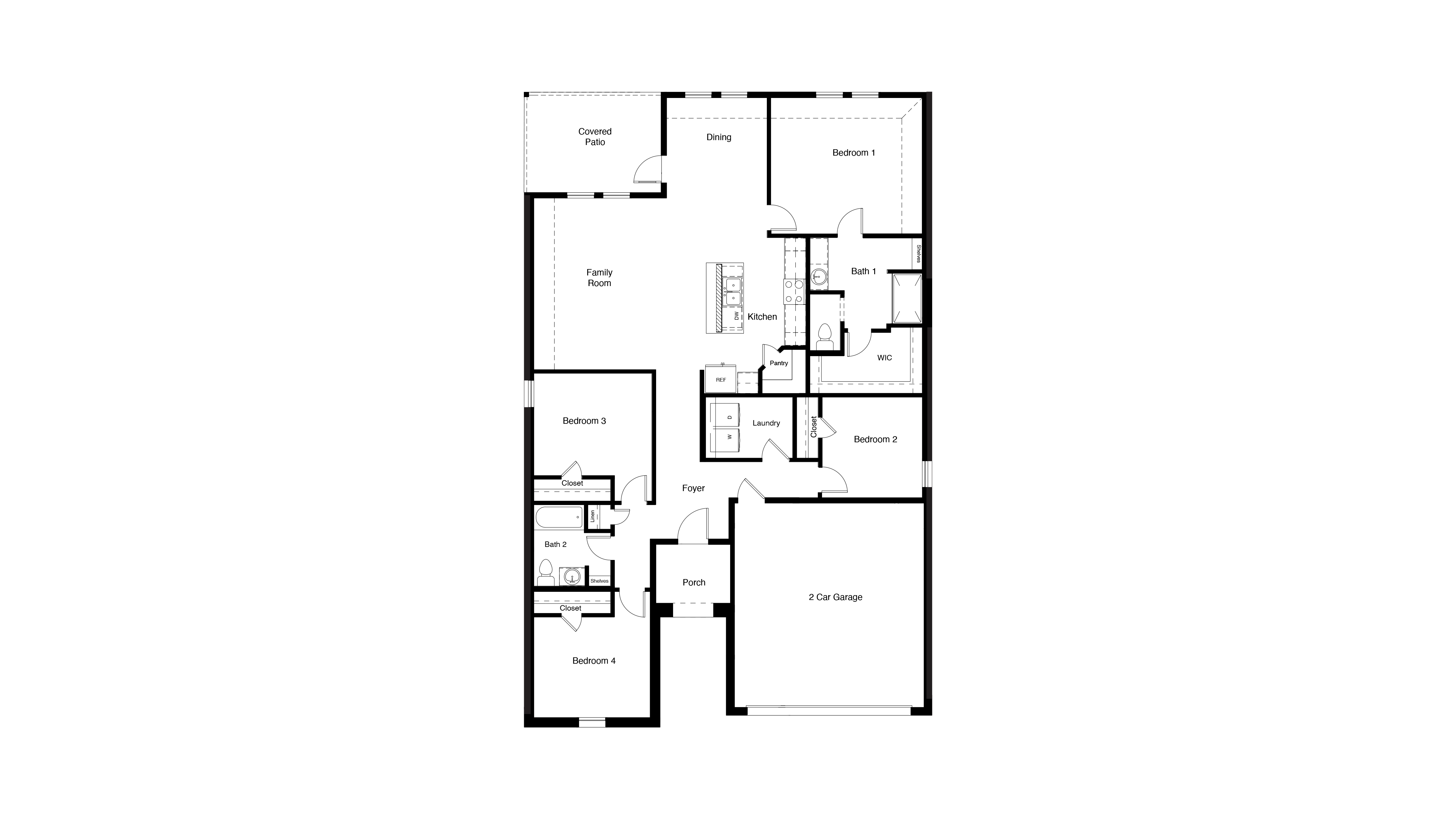 Huntsville floor plan and overhead layout
