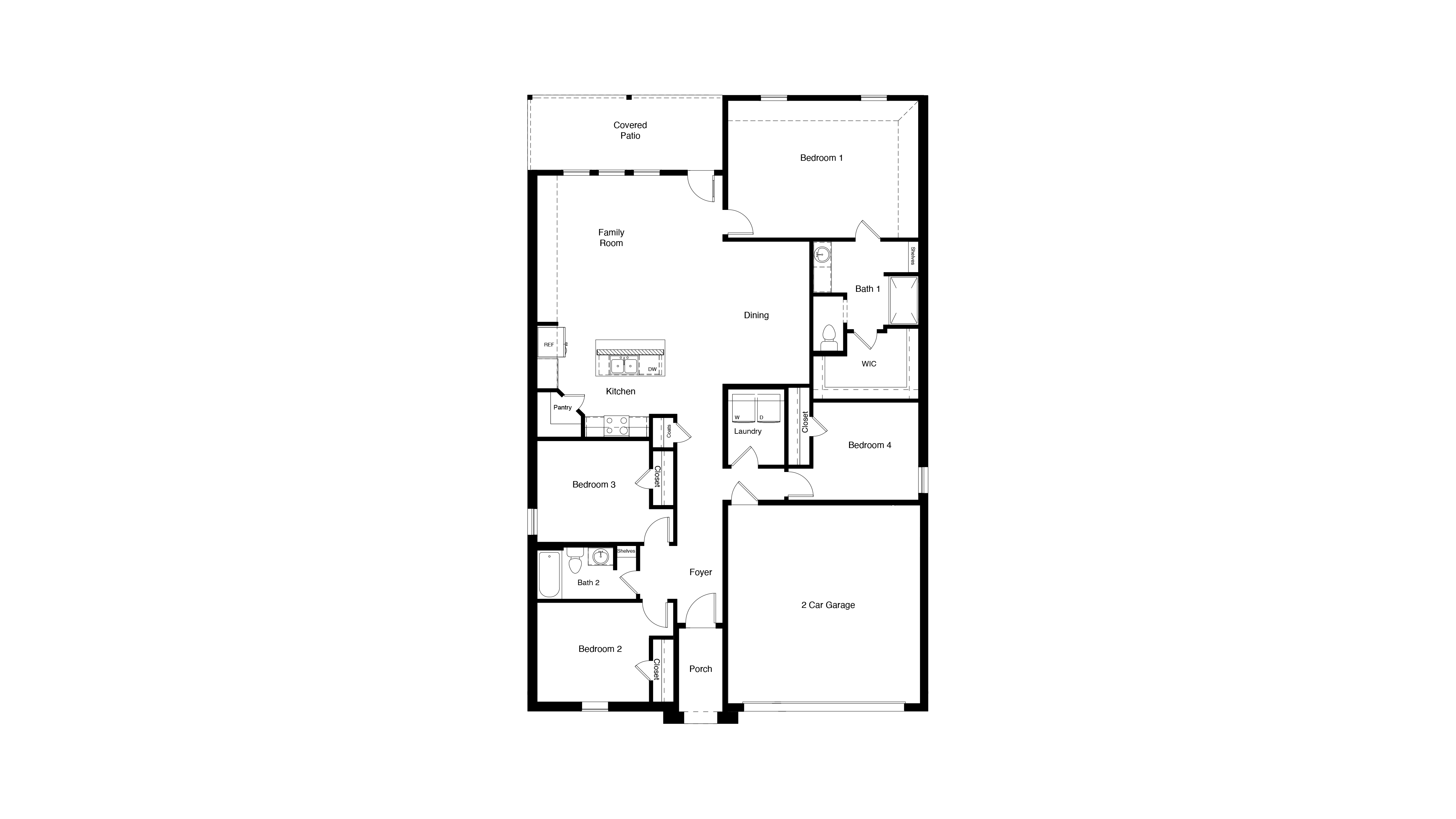 Justin floor plan and overhead layout